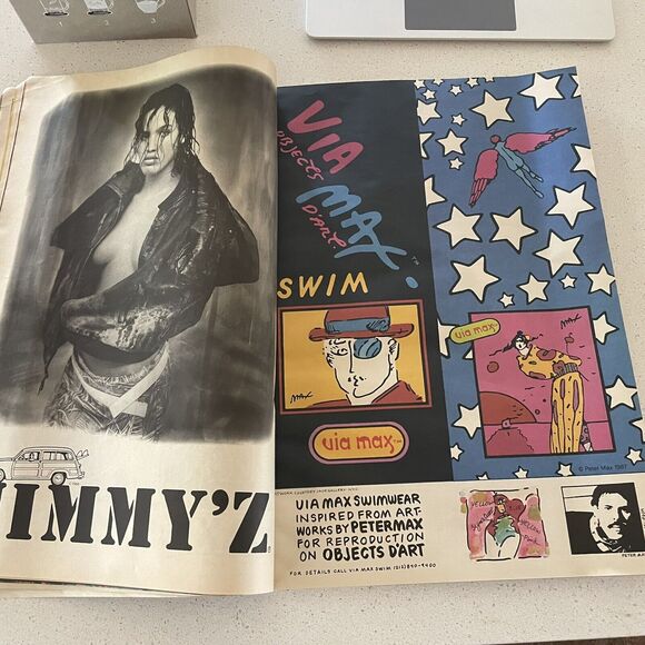 ANDY WARHOL'S INTERVIEW Mag JULY 1987 ‘HIP SPECIAL' PEE WEE HERMAN 234 PGES RAD - Picture 12 of 14
